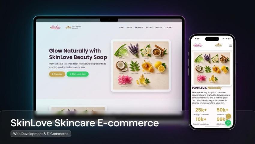 Skinlove.online - Skincare E-commerce Website